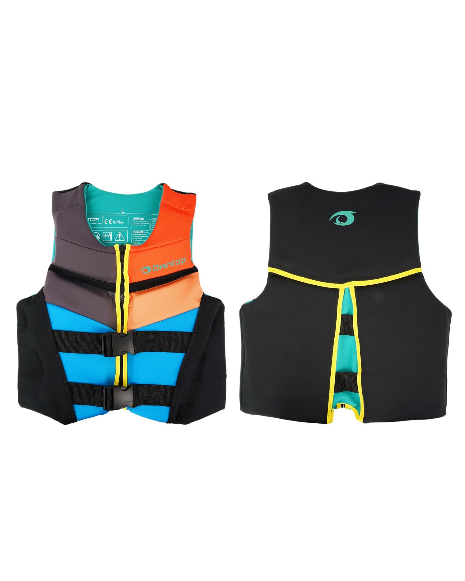 Owntop Youth Swim Vest - Lightweight Neoprene Jacket for Water Activities