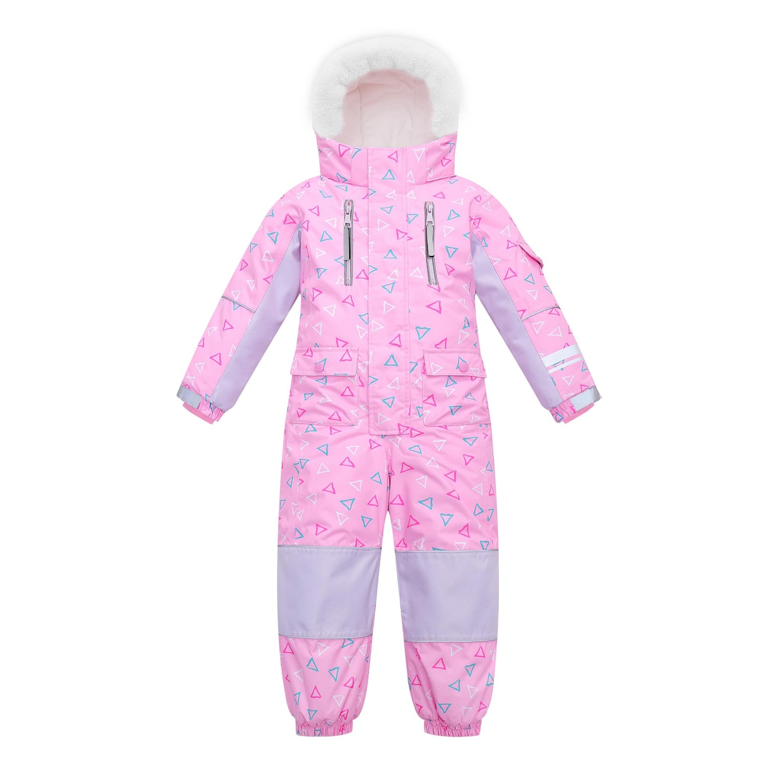 Kids All-in-One Snowsuit - Waterproof & Reflective Winter Jumpsuit