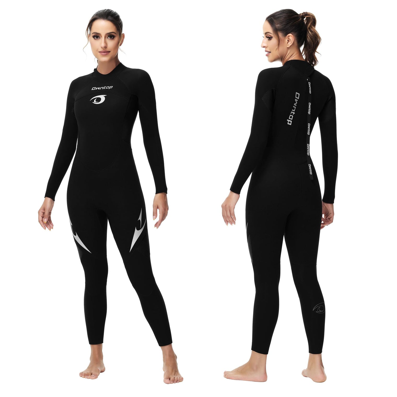 Owntop 5mm Women's Wetsuit - Back Zip Full Length Thermal Scuba Suit