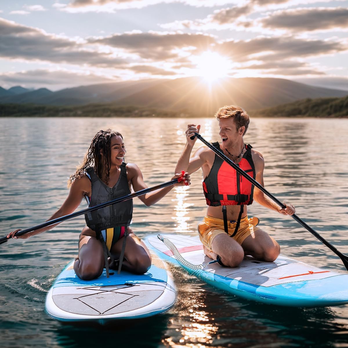 Owntop Adjustable Swim Vest - Universal Buoyancy Aid for Water Sports