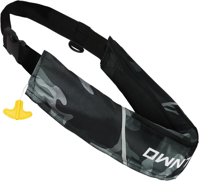 Owntop Manual Inflatable Swim Jacket - Low-Profile Belt Pack for Water Sports