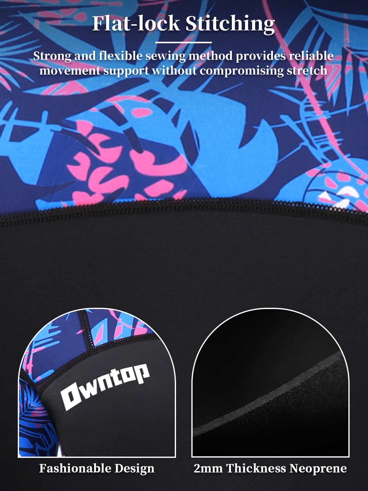 Owntop 2MM Wetsuit Top for Women - Long Sleeve Thermal Swim Jacket