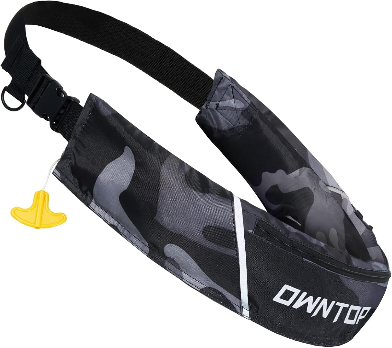 Owntop Auto/Manual Inflatable Swim Vest - Dual-Mode Safety Belt for Water Sports