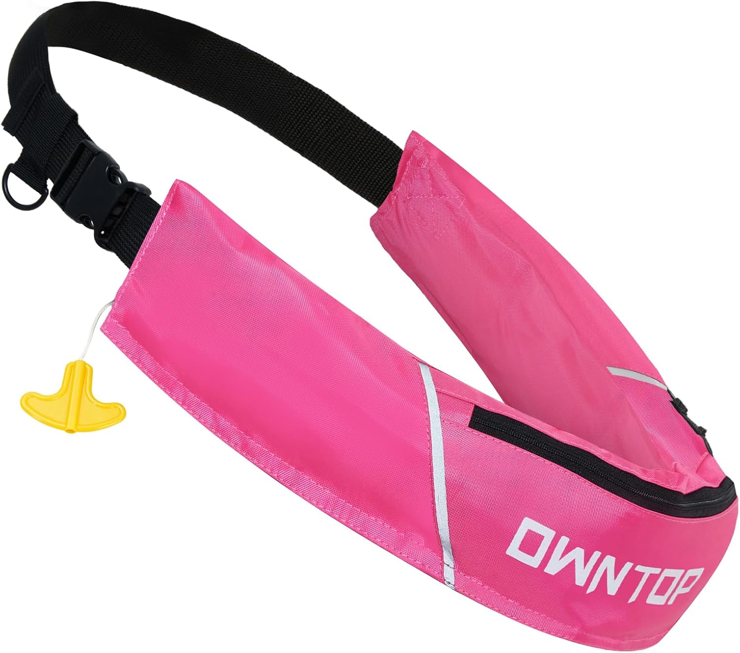 Owntop Auto/Manual Inflatable Swim Vest - Dual-Mode Safety Belt for Water Sports