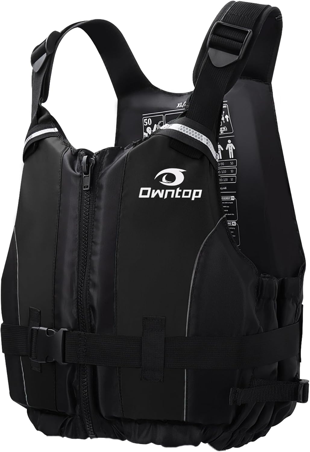 Owntop Adjustable Swim Vest - Comfort Fit Jacket for Water Sports