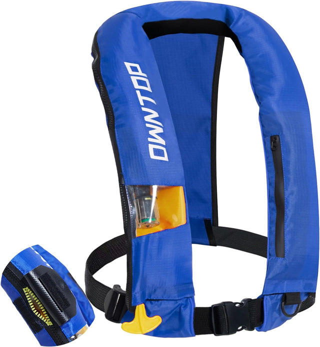 Owntop Dual-Mode Inflatable Vest - Automatic/Manual 100N Buoyancy Aid