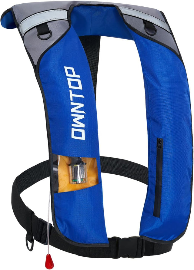 Owntop Auto/Manual Inflatable Vest - Dual-Mode Safety for Water Sports