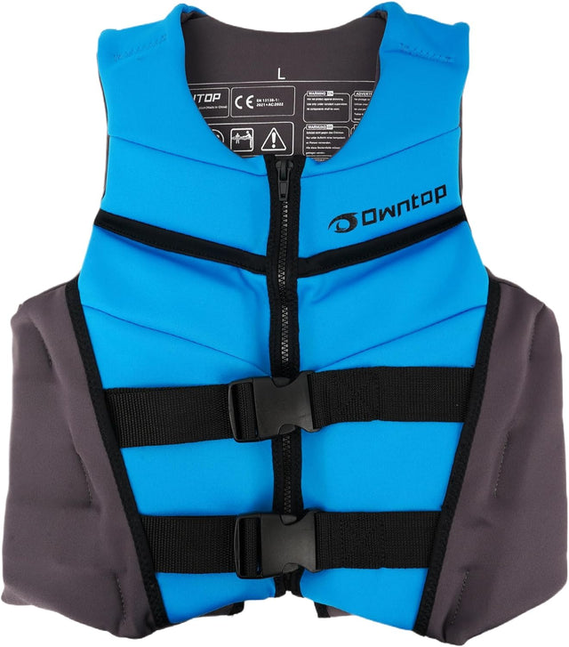 Owntop Youth Swim Vest - Lightweight Neoprene Jacket for Water Activities