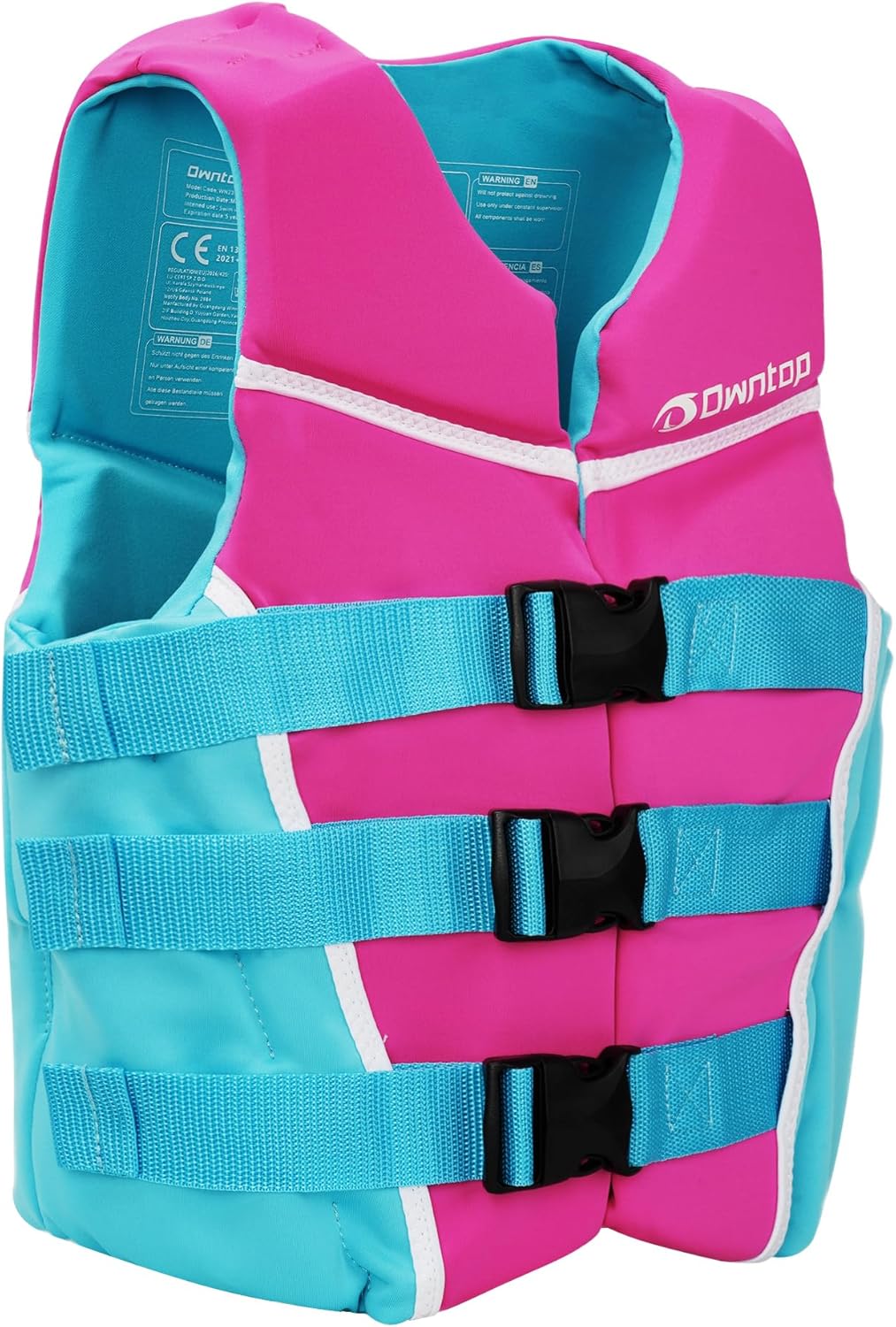 🏊♂️ Owntop Kids Swim Vest (50–90 lbs)  Lightweight | Adjustable | Safe & Comfortable