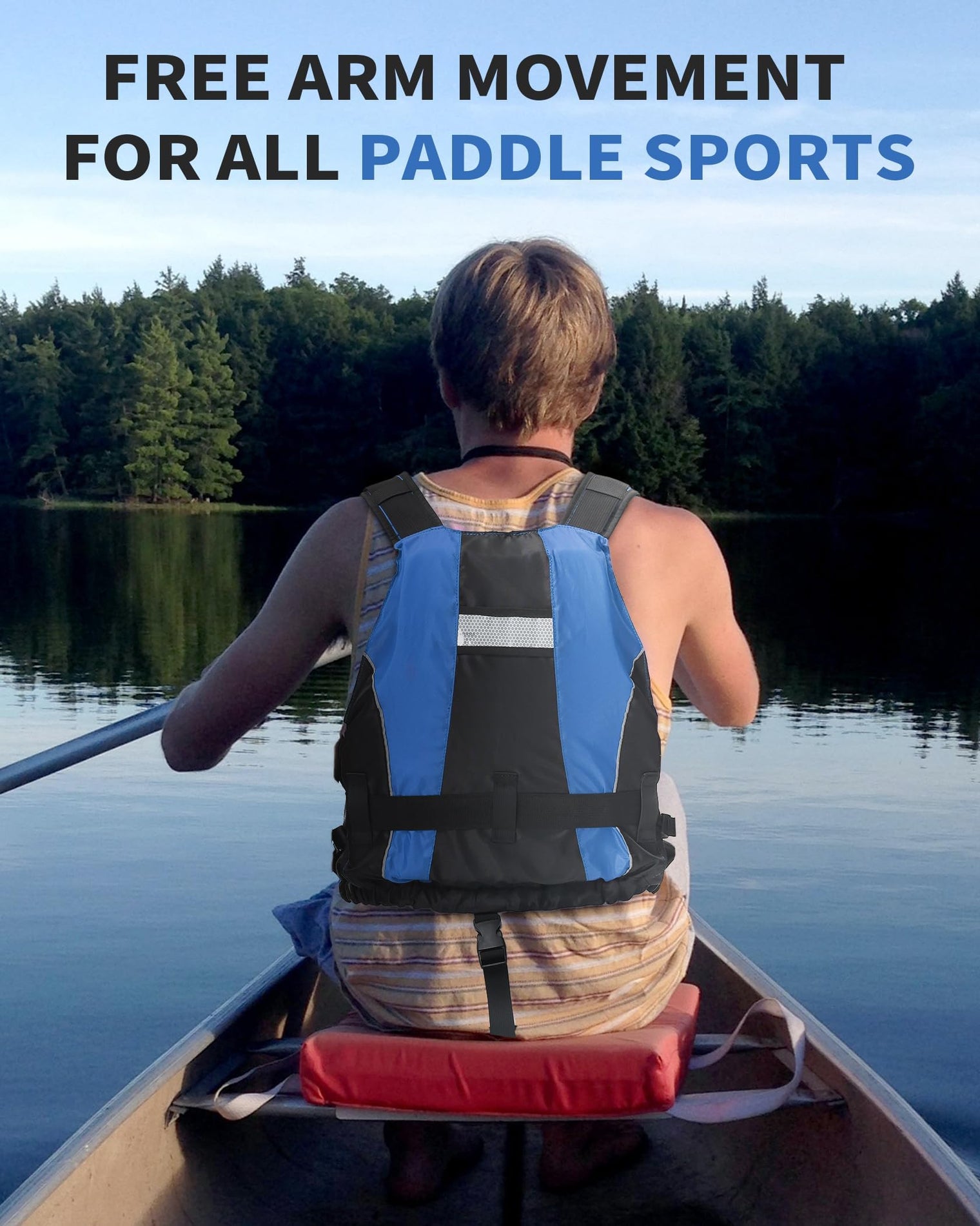 Owntop Adjustable Swim Vest - Comfort Fit Jacket for Water Sports