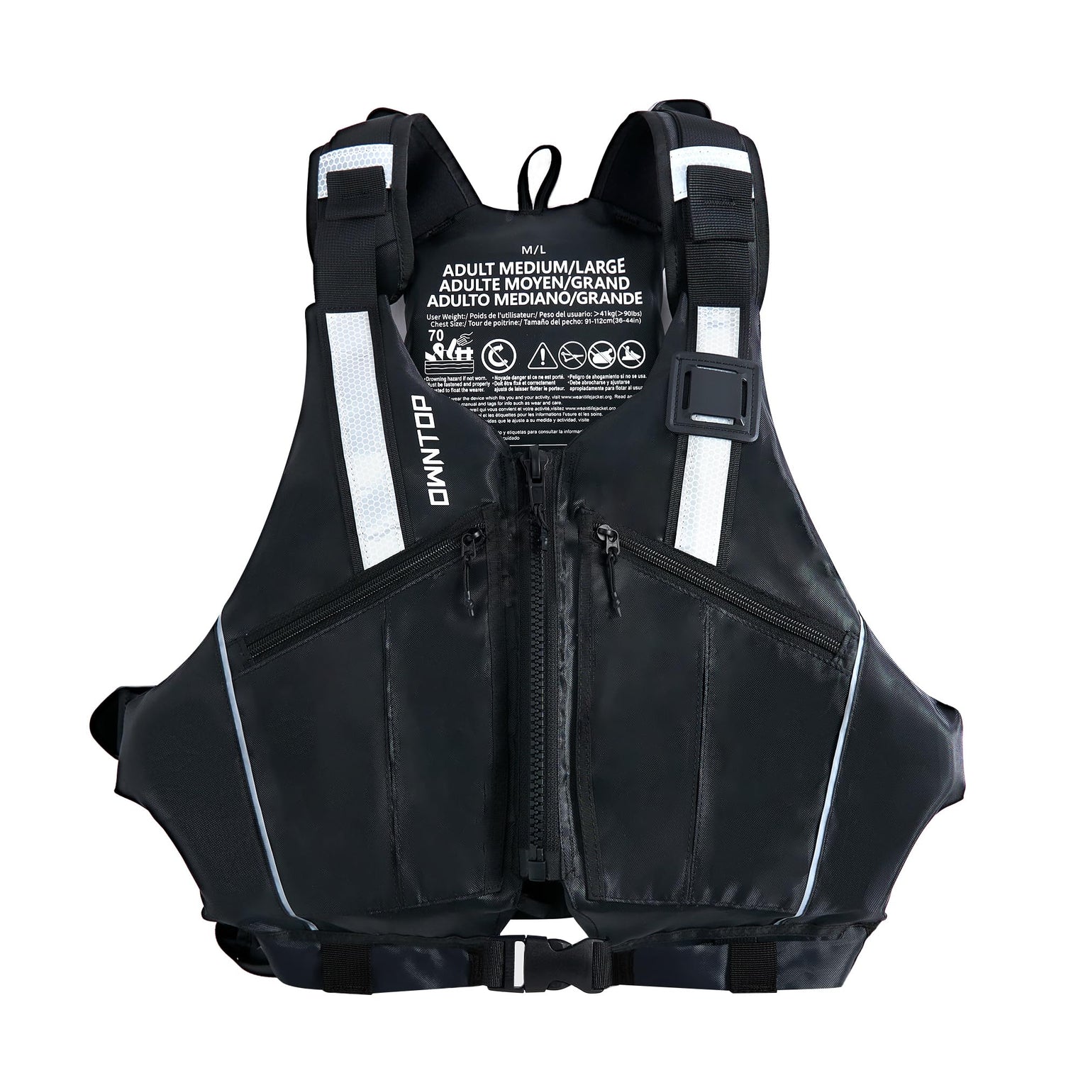 Owntop Ultra-Light Swim Vest - Freedom Movement Design with Large Storage