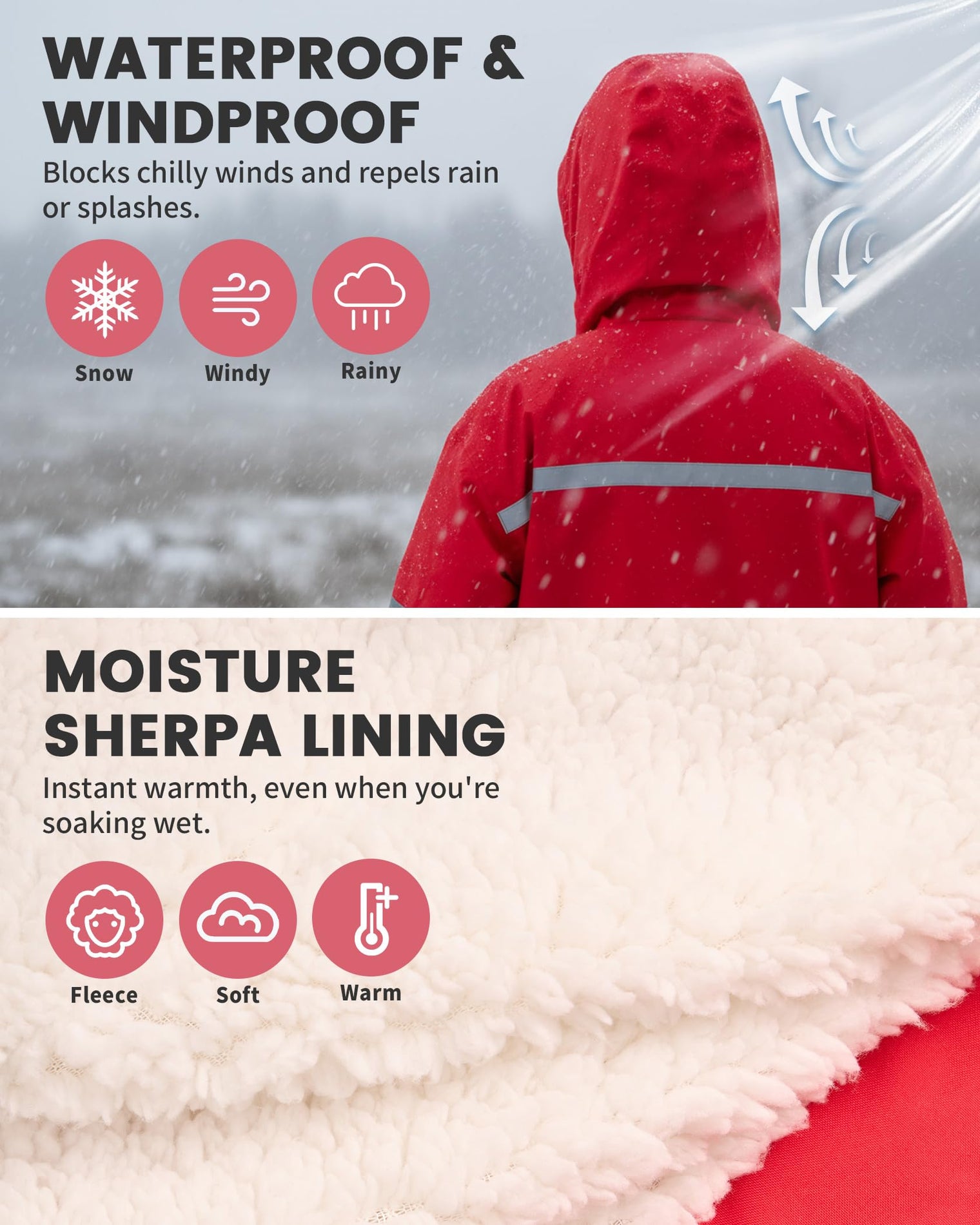 Owntop Waterproof Swim Parka - All-Season Changing Robe for Kids & Adults