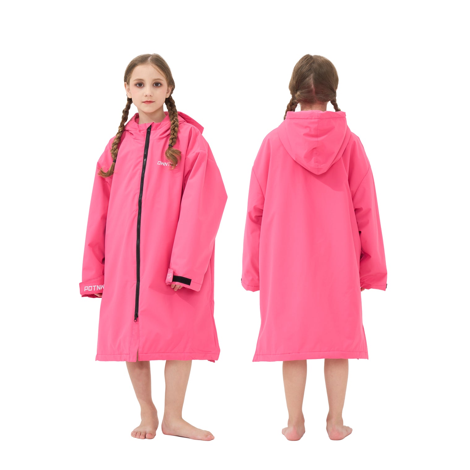 Owntop Bat Wing Swim Parka - 3-Second Dry Changing Robe for All Ages