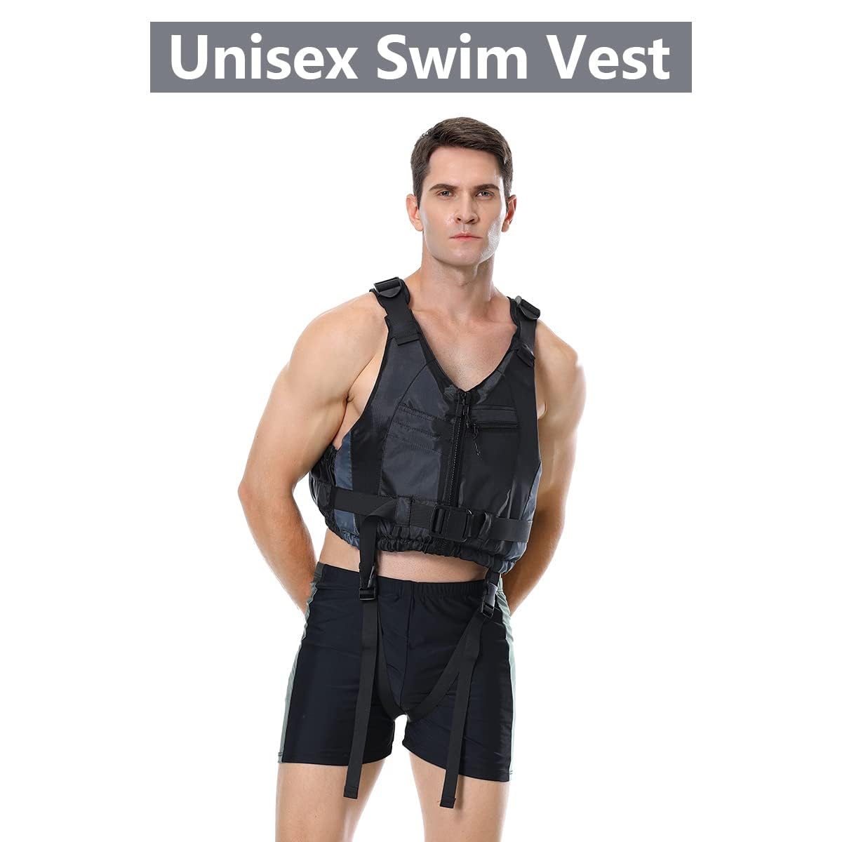 Owntop Adjustable Swim Vest - Universal Buoyancy Aid for Water Sports