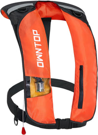 Owntop Auto/Manual Inflatable Vest - Dual-Mode Safety for Water Sports