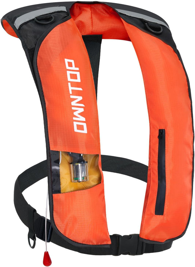 Owntop Auto/Manual Inflatable Vest - Dual-Mode Safety for Water Sports