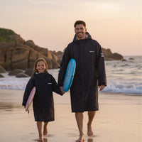 Owntop Waterproof Swim Parka - All-Ages Changing Robe with Sherpa Lining
