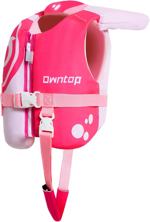 Owntop Toddler Swim Vest - Adjustable Float Jacket for Kids 1-6 Years