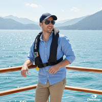 Owntop Dual-Mode Inflatable Vest - Automatic/Manual 100N Buoyancy Aid