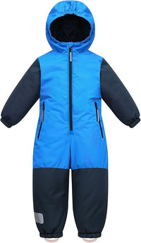Owntop Kids One-Piece Snowsuit - Waterproof & Reflective Winter Gear