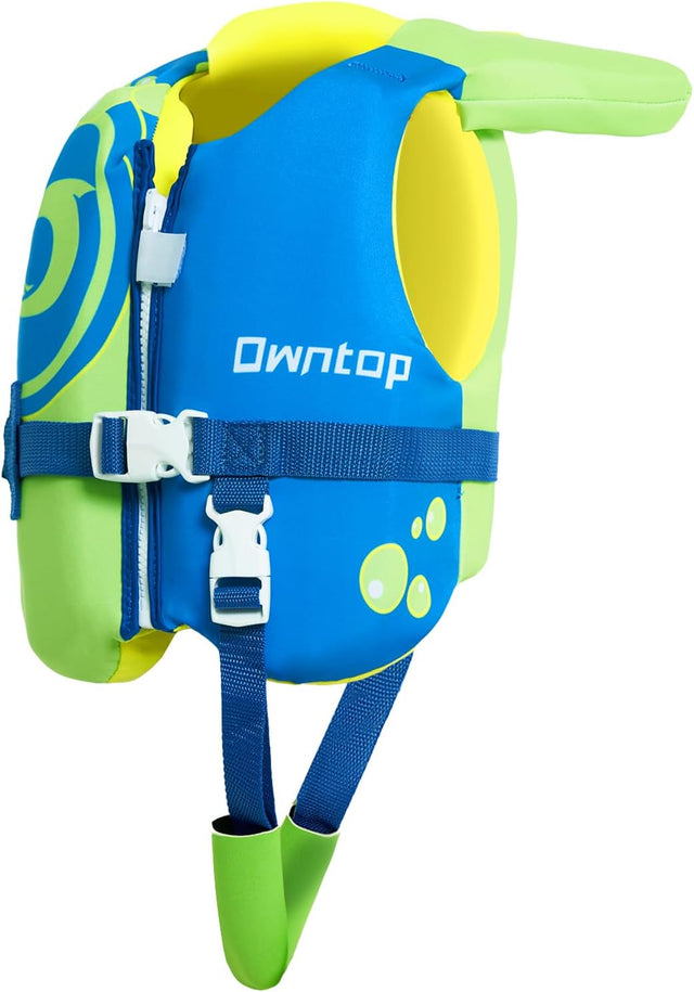 Owntop Toddler Swim Vest - Adjustable Float Jacket for Kids 1-6 Years