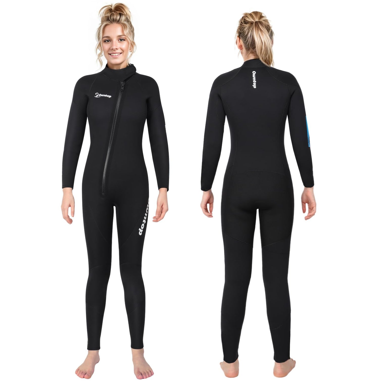 Owntop 5mm Women's Wetsuit - Full Length Thermal Diving Suit with UPF 50+