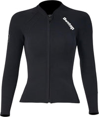 Owntop 2MM Wetsuit Top for Women - Long Sleeve Thermal Swim Jacket