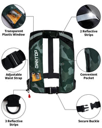 Owntop Auto/Manual Inflatable Vest - Dual-Mode Safety for Water Sports