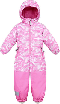 Owntop Kids One-Piece Snowsuit - Waterproof & Reflective Winter Gear