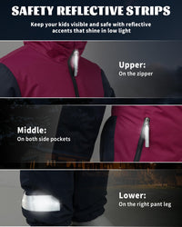 Owntop Kids One-Piece Snowsuit - Waterproof & Reflective Winter Gear