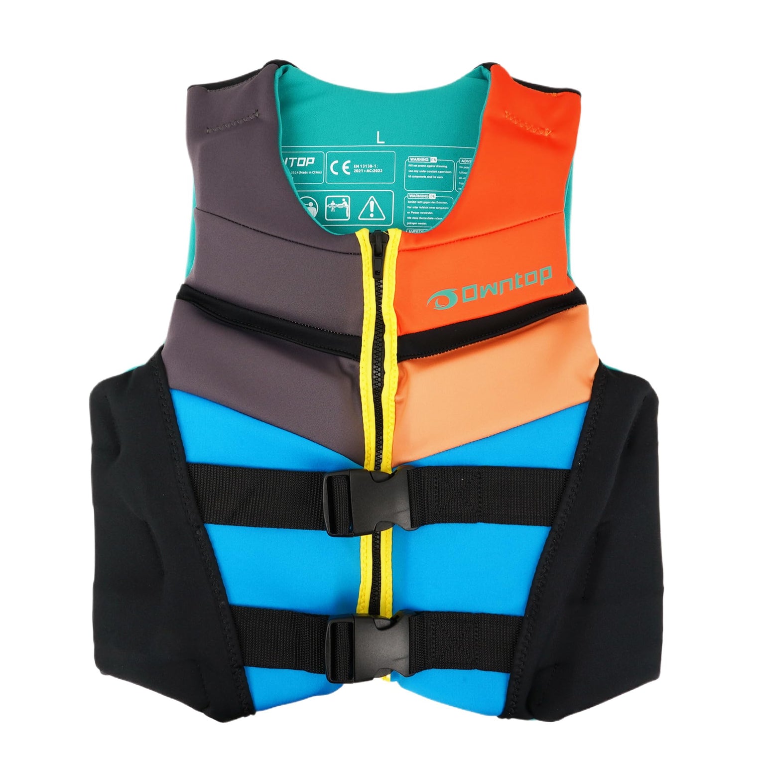 Owntop Youth Swim Vest - Lightweight Neoprene Jacket for Water Activities