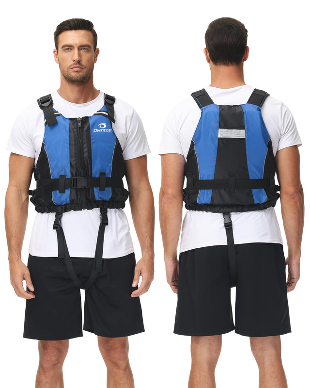 Owntop Adjustable Swim Vest - Comfort Fit Jacket for Water Sports