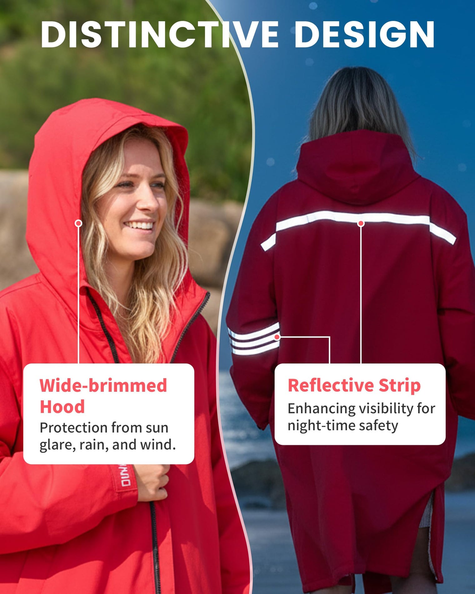 Owntop Waterproof Swim Parka - All-Season Changing Robe for Kids & Adults