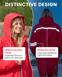 Owntop Waterproof Swim Parka - All-Season Changing Robe for Kids & Adults