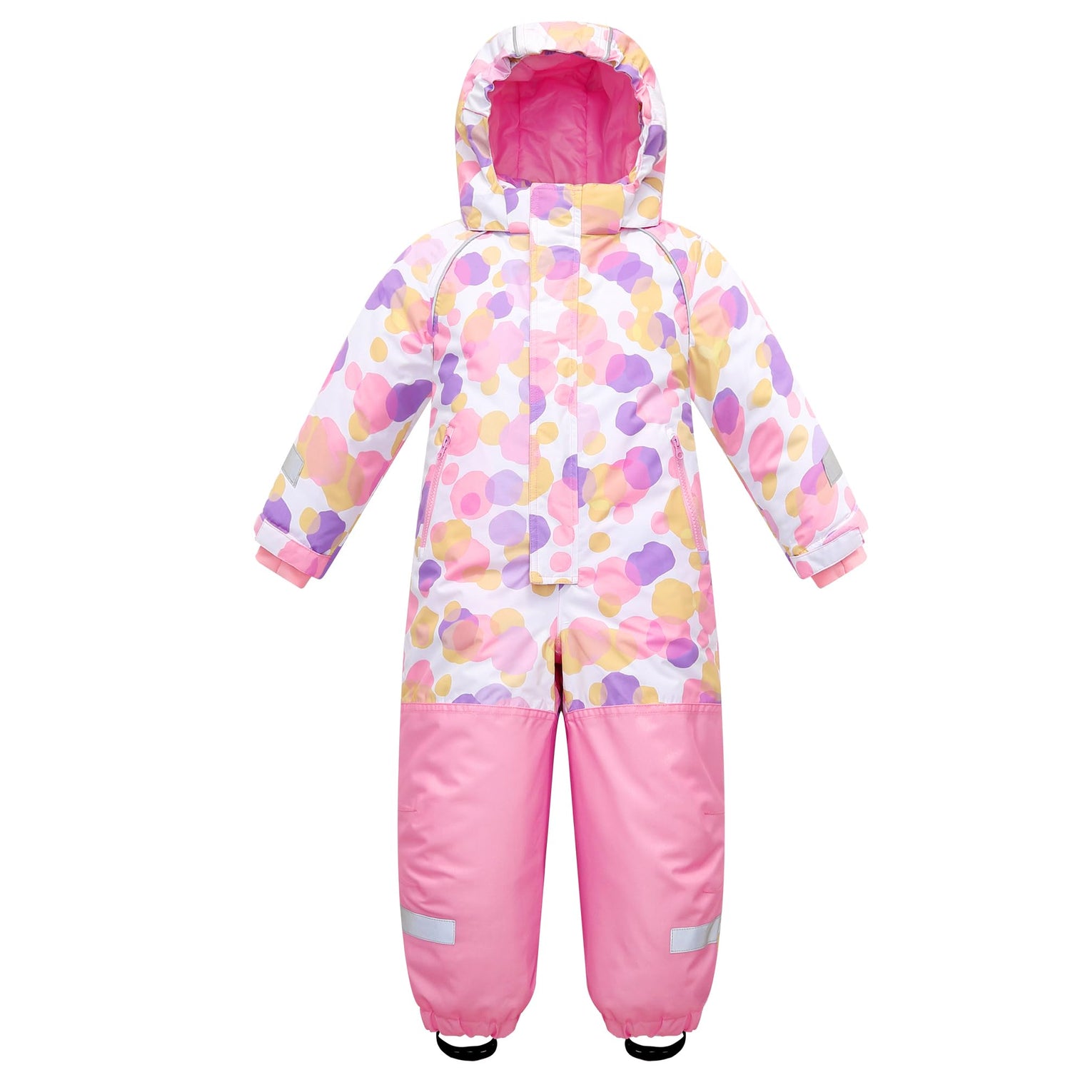 Kids All-in-One Snowsuit - Waterproof Ski Jumpsuit for Boys & Girls