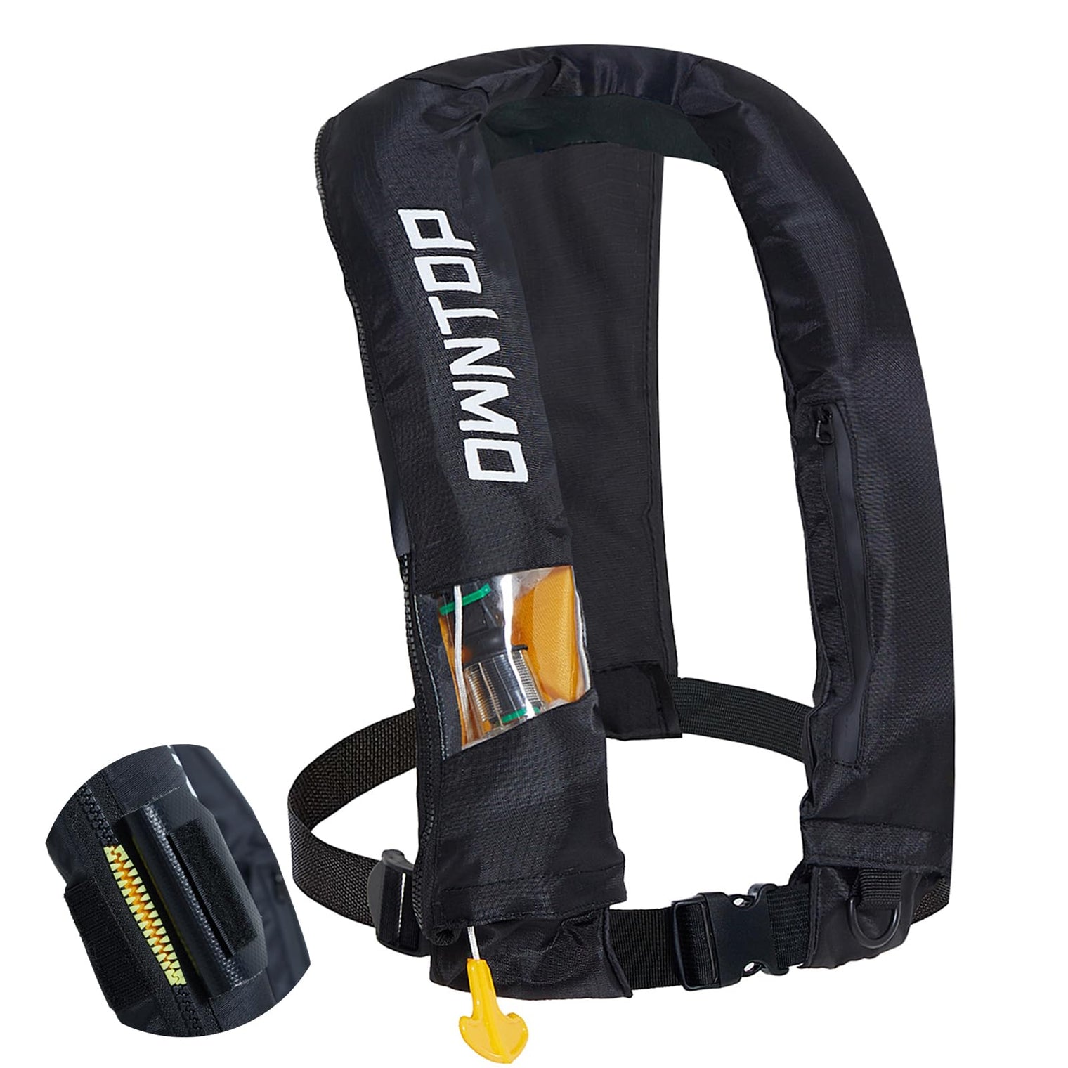 Owntop Dual-Mode Inflatable Vest - Automatic/Manual 100N Buoyancy Aid