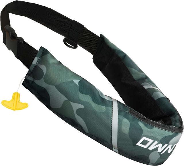 Owntop Manual Inflatable Swim Jacket - Low-Profile Belt Pack for Water Sports