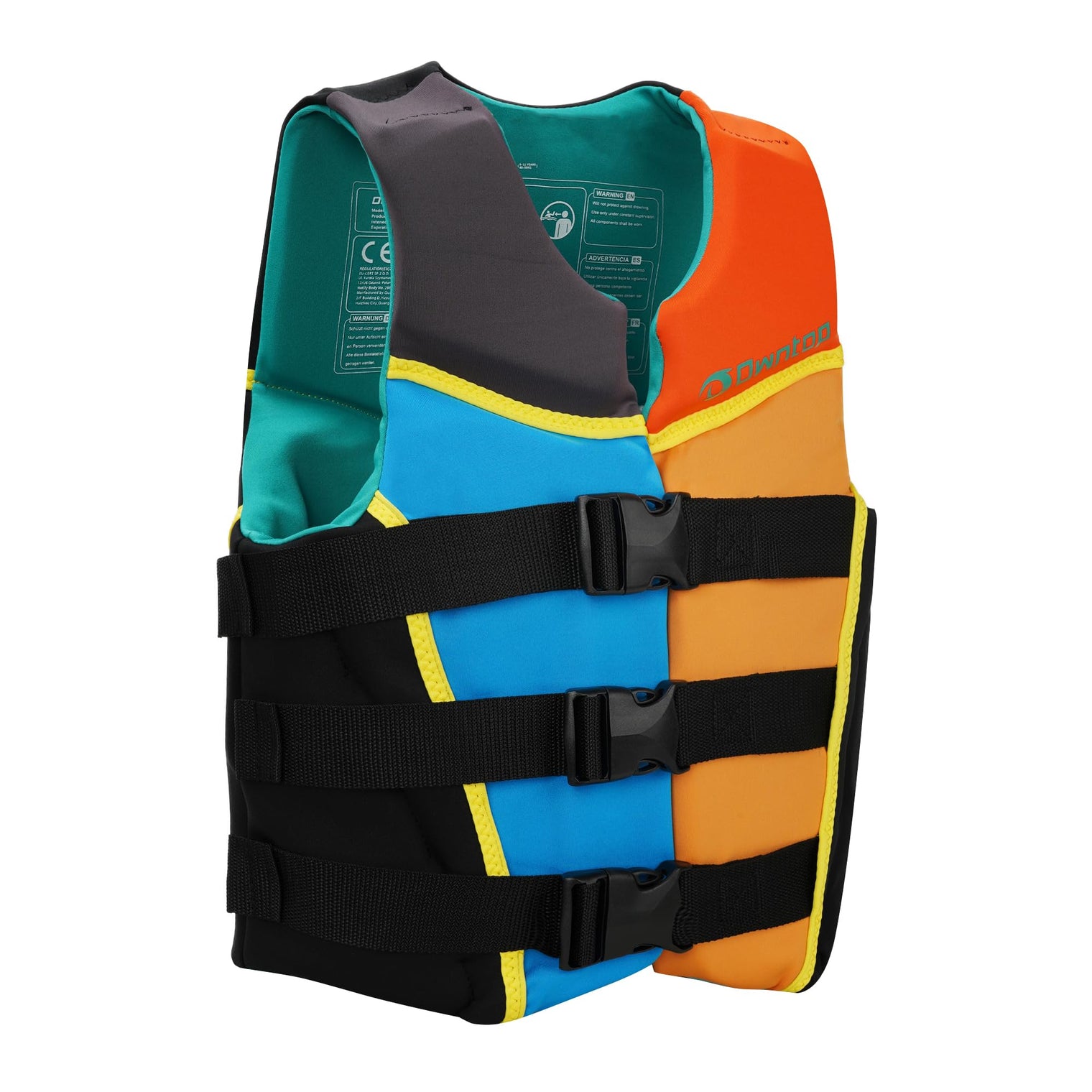 Owntop Youth Swim Vest - Adjustable Neoprene Jacket for Active Kids