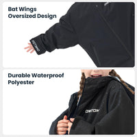 Owntop Bat Wing Swim Parka - 3-Second Dry Changing Robe for All Ages