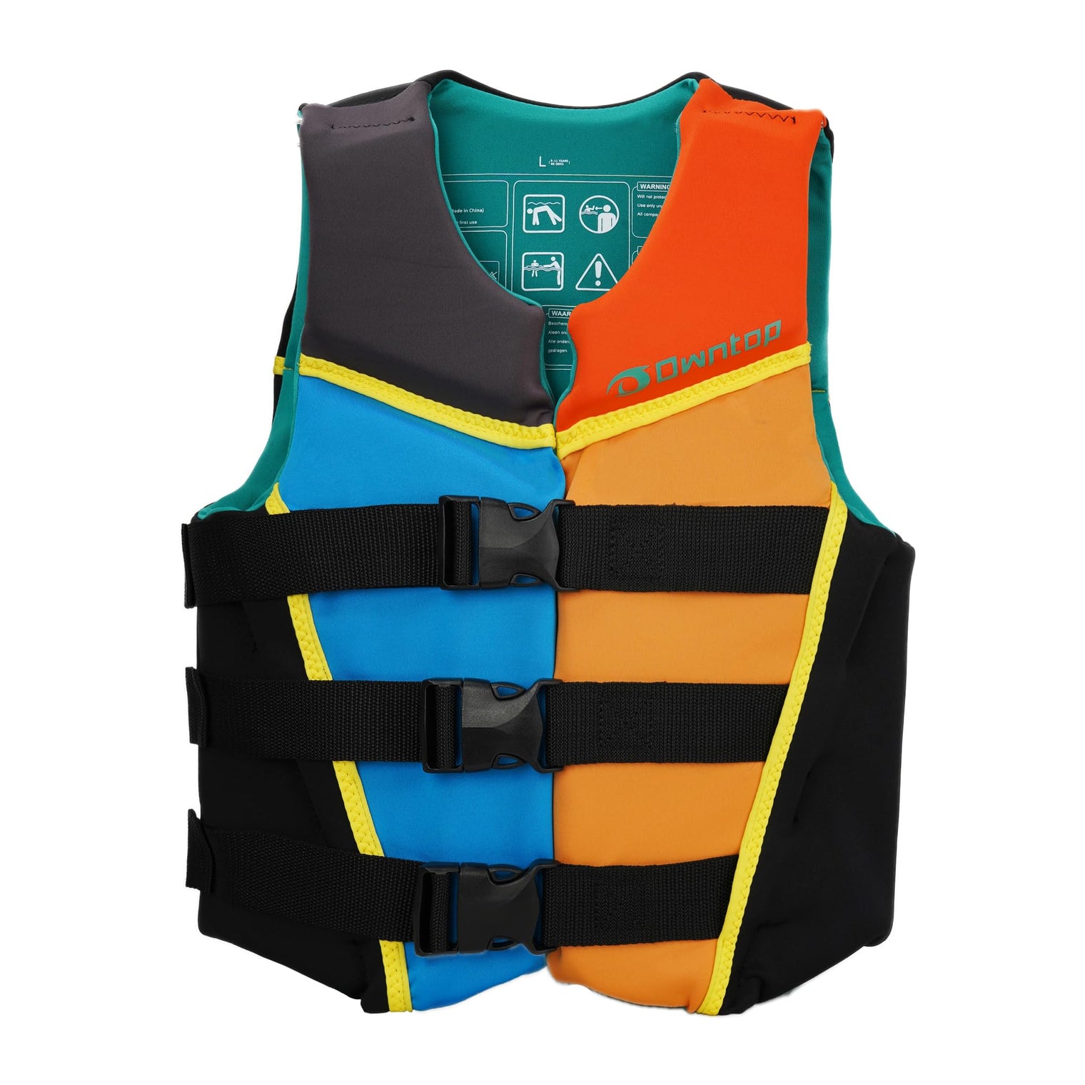Owntop Youth Swim Vest - Adjustable Neoprene Jacket for Active Kids