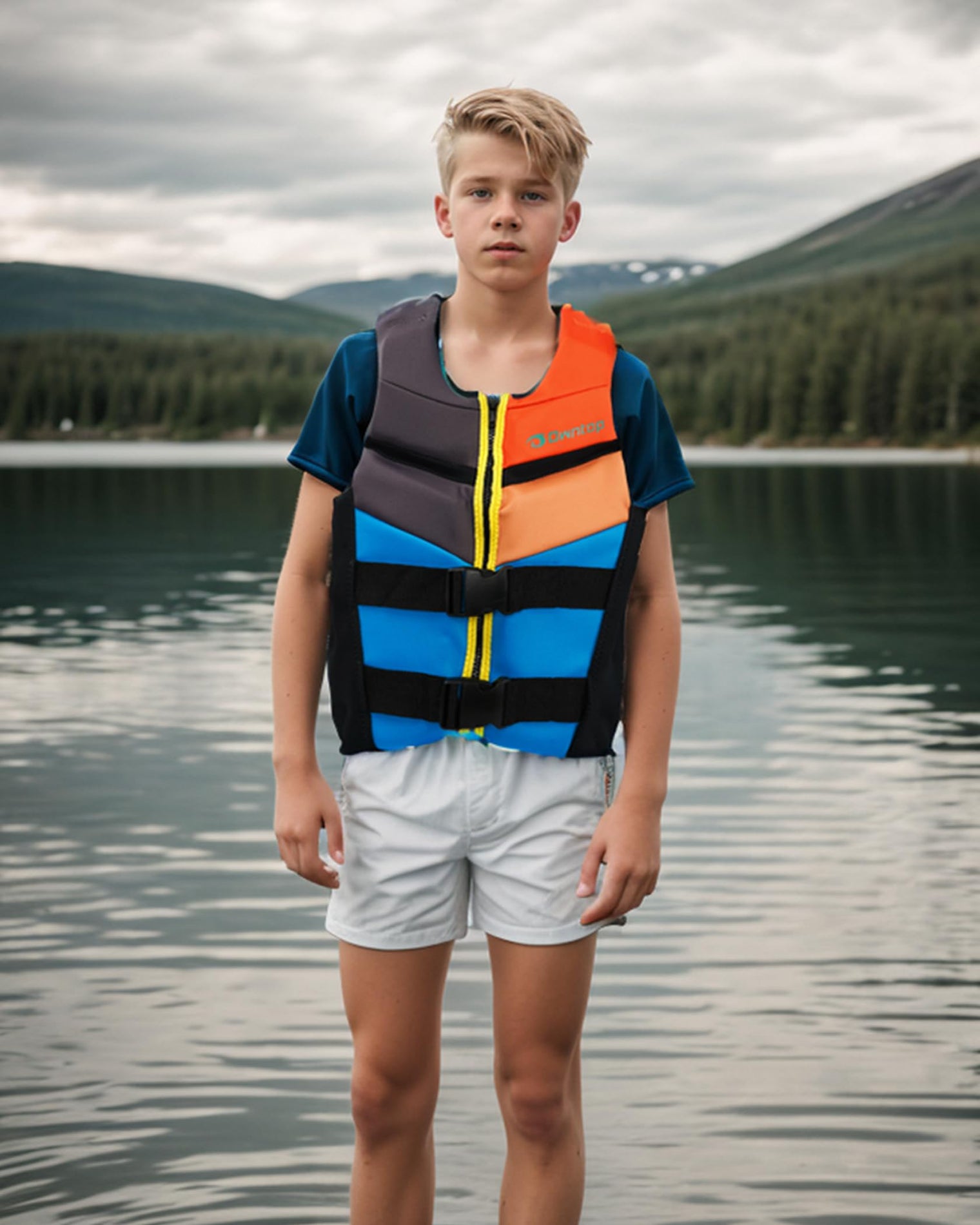 Owntop Youth Swim Vest - Lightweight Neoprene Jacket for Water Activities