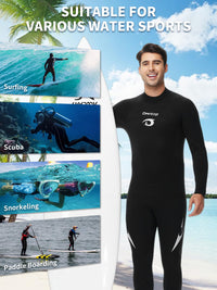 Owntop 5mm Men's Wetsuit - Back Zip Full Length Thermal Scuba Suit