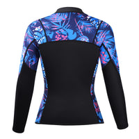Owntop 2MM Wetsuit Top for Women - Long Sleeve Thermal Swim Jacket