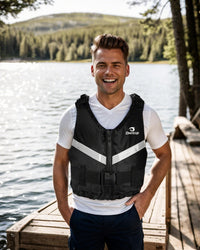 Owntop Ultra-Thin Swim Jacket - Secure Fit with Crotch Strap for Water Sports