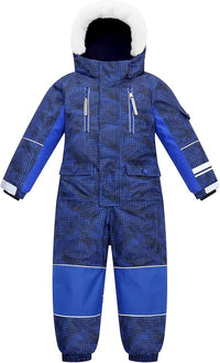 Kids All-in-One Snowsuit - Waterproof & Reflective Winter Jumpsuit