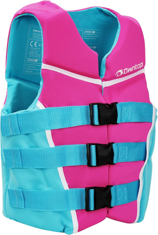 🏊‍♂️ Owntop Kids Swim Vest (50–90 lbs)  Lightweight | Adjustable | Safe & Comfortable
