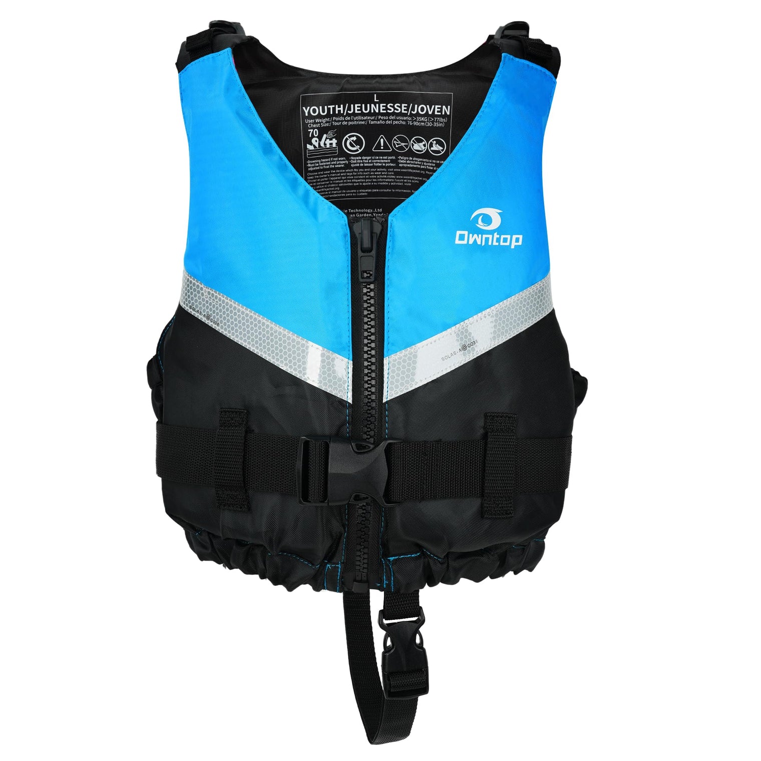 Owntop Ultra-Thin Swim Jacket - Secure Fit with Crotch Strap for Water Sports