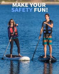 Owntop Adjustable Swim Vest - Comfort Fit Jacket for Water Sports