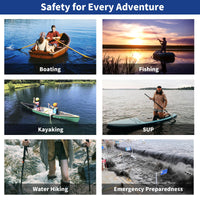 Owntop Manual Inflatable Swim Jacket - Low-Profile Belt Pack for Water Sports