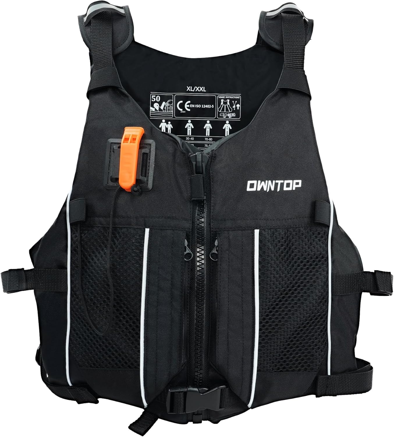 Owntop Ultra-Light Swim Vest - Hydration Compatible Jacket for Water Sports